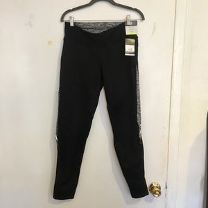 Fleece lined winter running tights